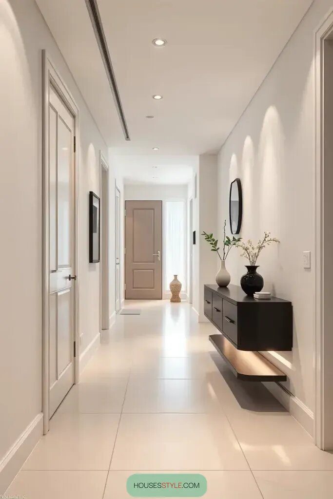 Floating Furniture for an Open, Airy Hallway - photo 2