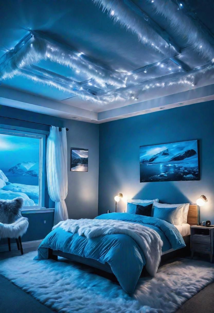19. Arctic Base Camp Themed Bedroom