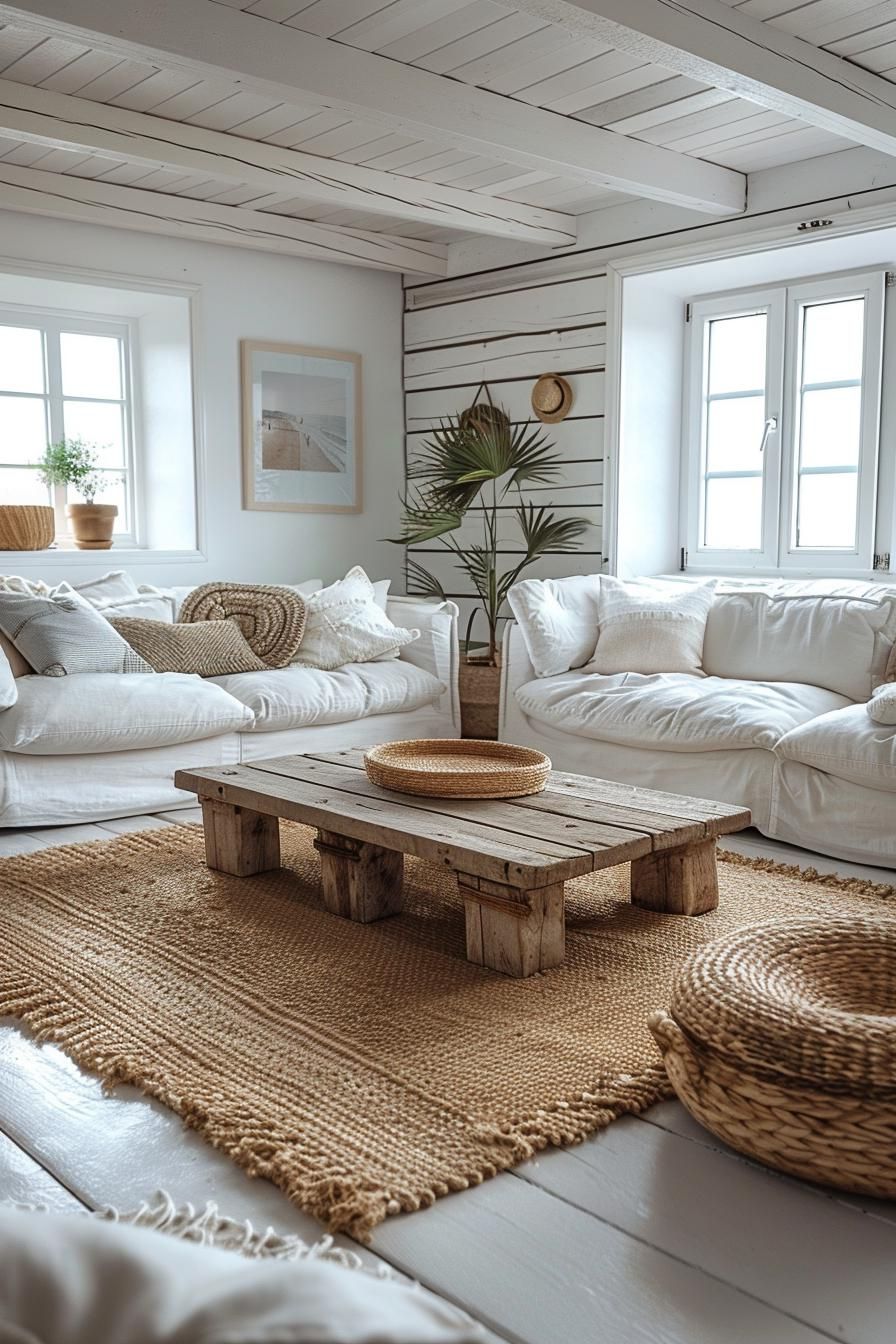 8. Chic Coastal Coffee Table Styles