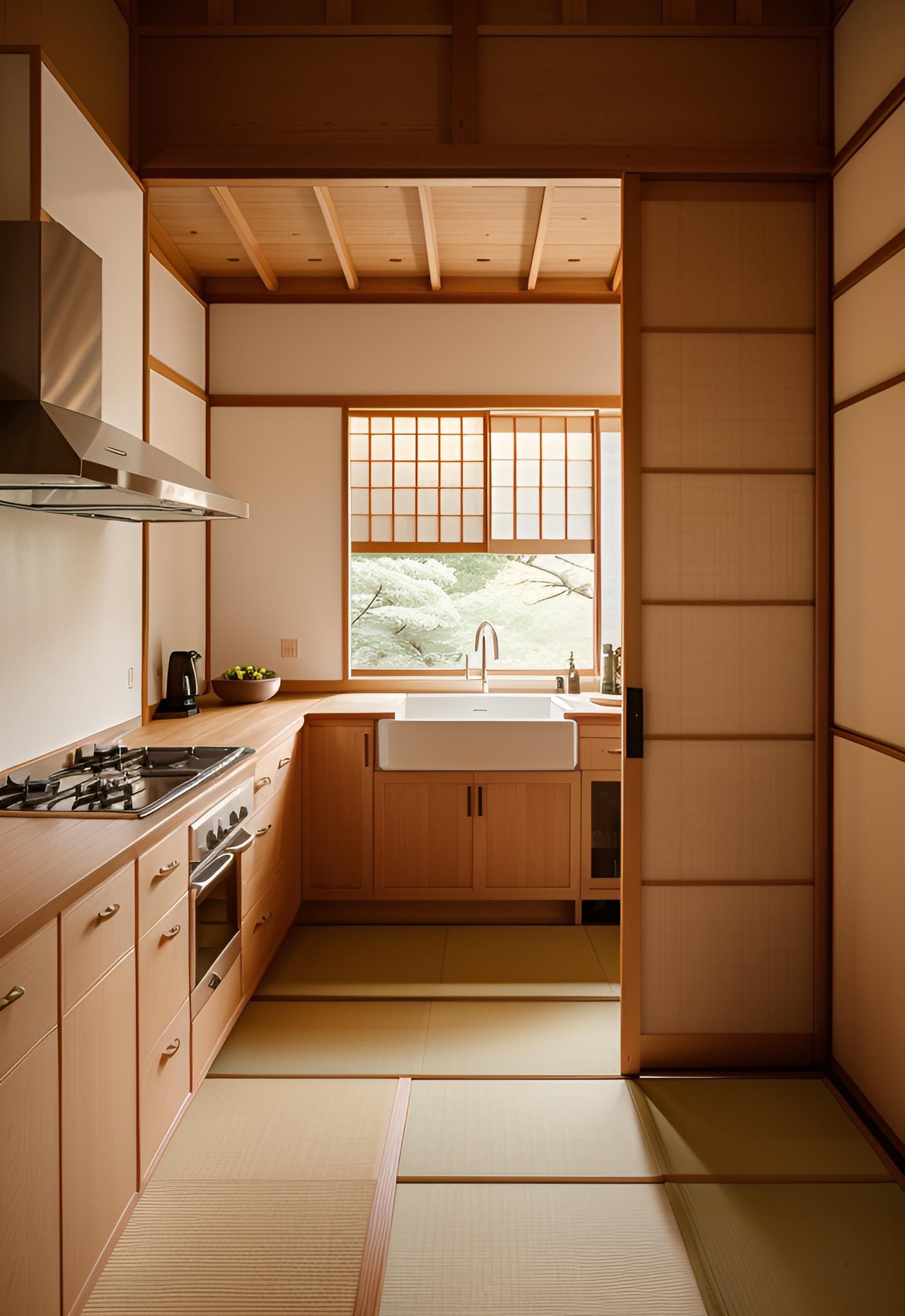 10. Japanese-Inspired Kitchen Layouts