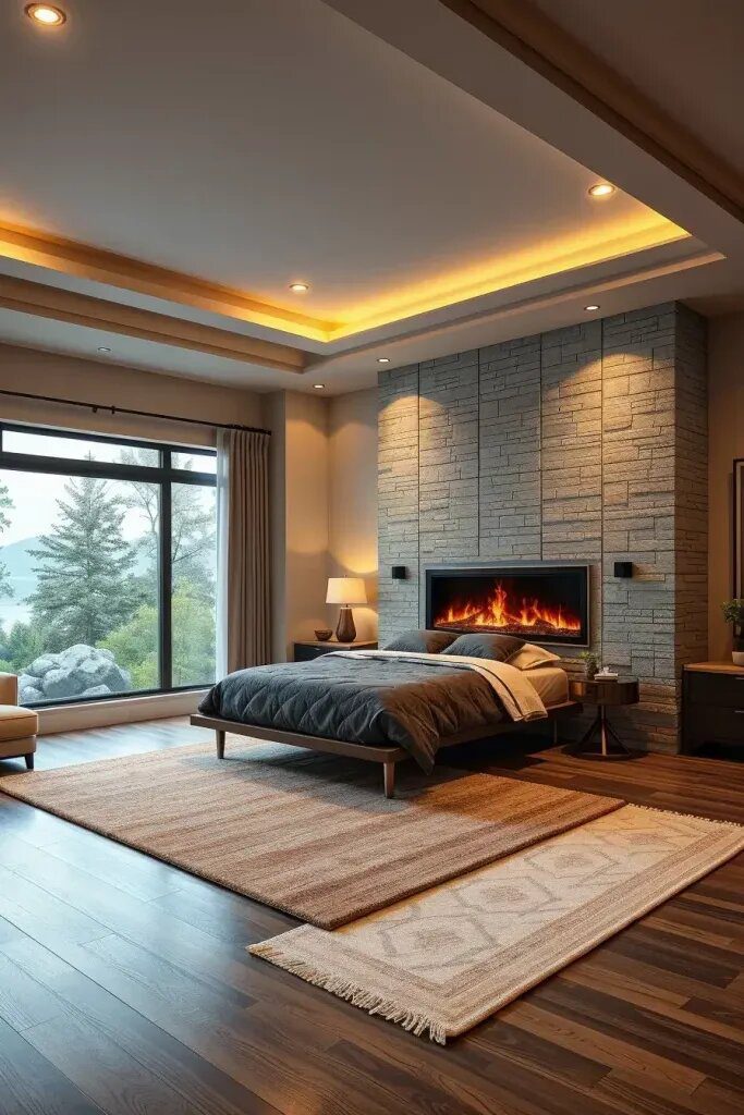 Master Bedrooms Featuring Cozy Fireplaces