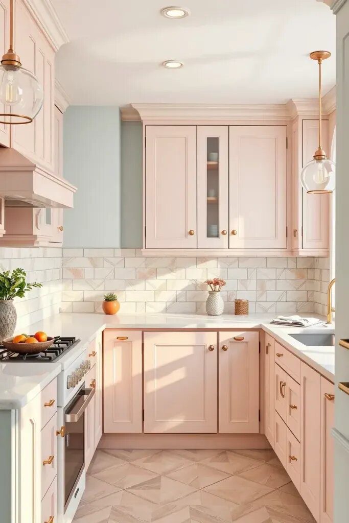 Soft Pastel Colors for a Whimsical Kitchen
