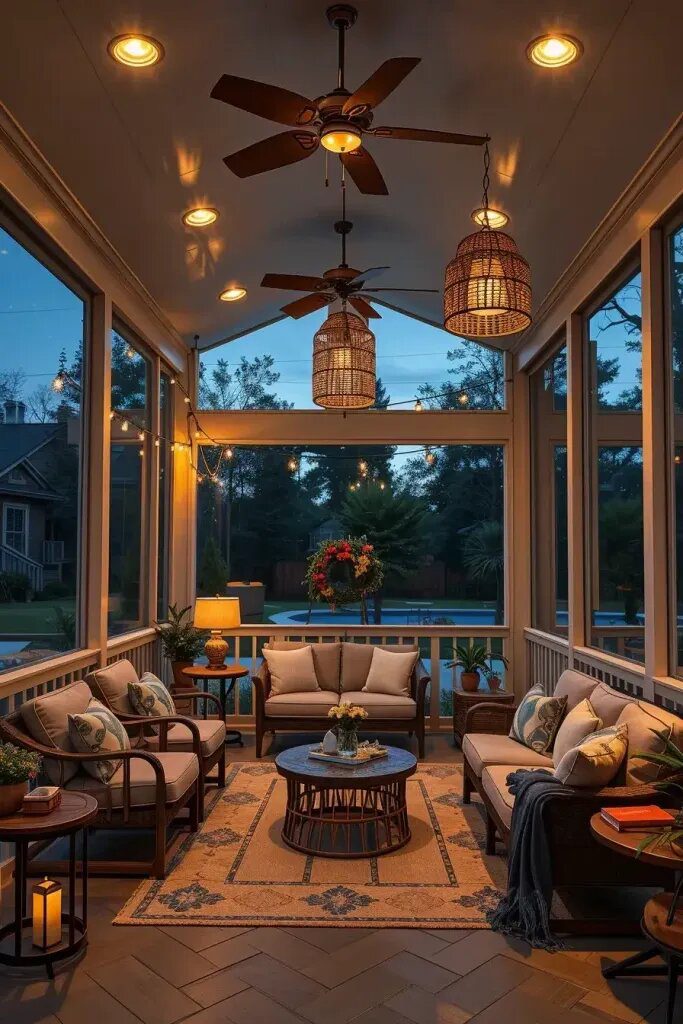 Fun Lighting Ideas For Screened Porches - photo 2