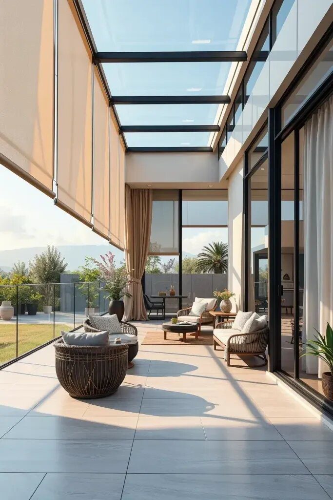 Glass Partitions for Indoor-Outdoor Flow