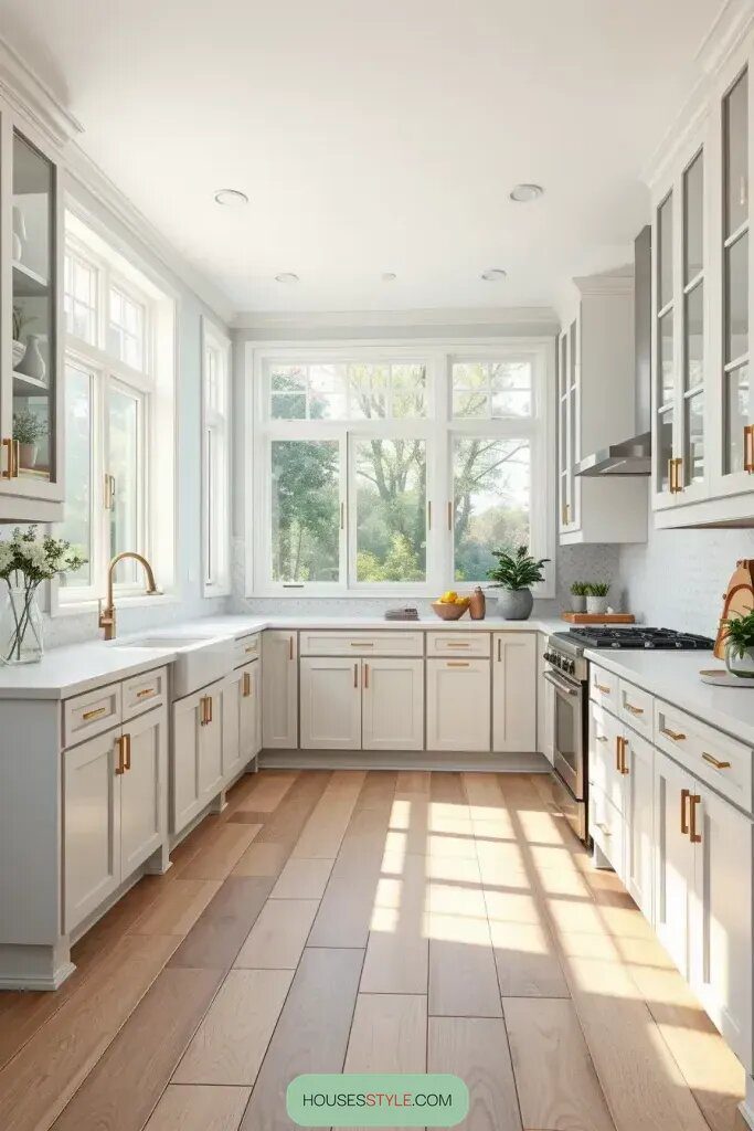 Light Gray Cabinets for Bright Kitchens - photo 2