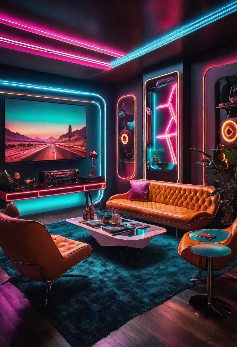 14. Retro-Futuristic Lounge Design Ideas
