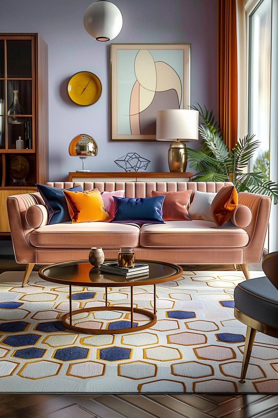 2. Bold Geometric Rug Ideas - photo 3