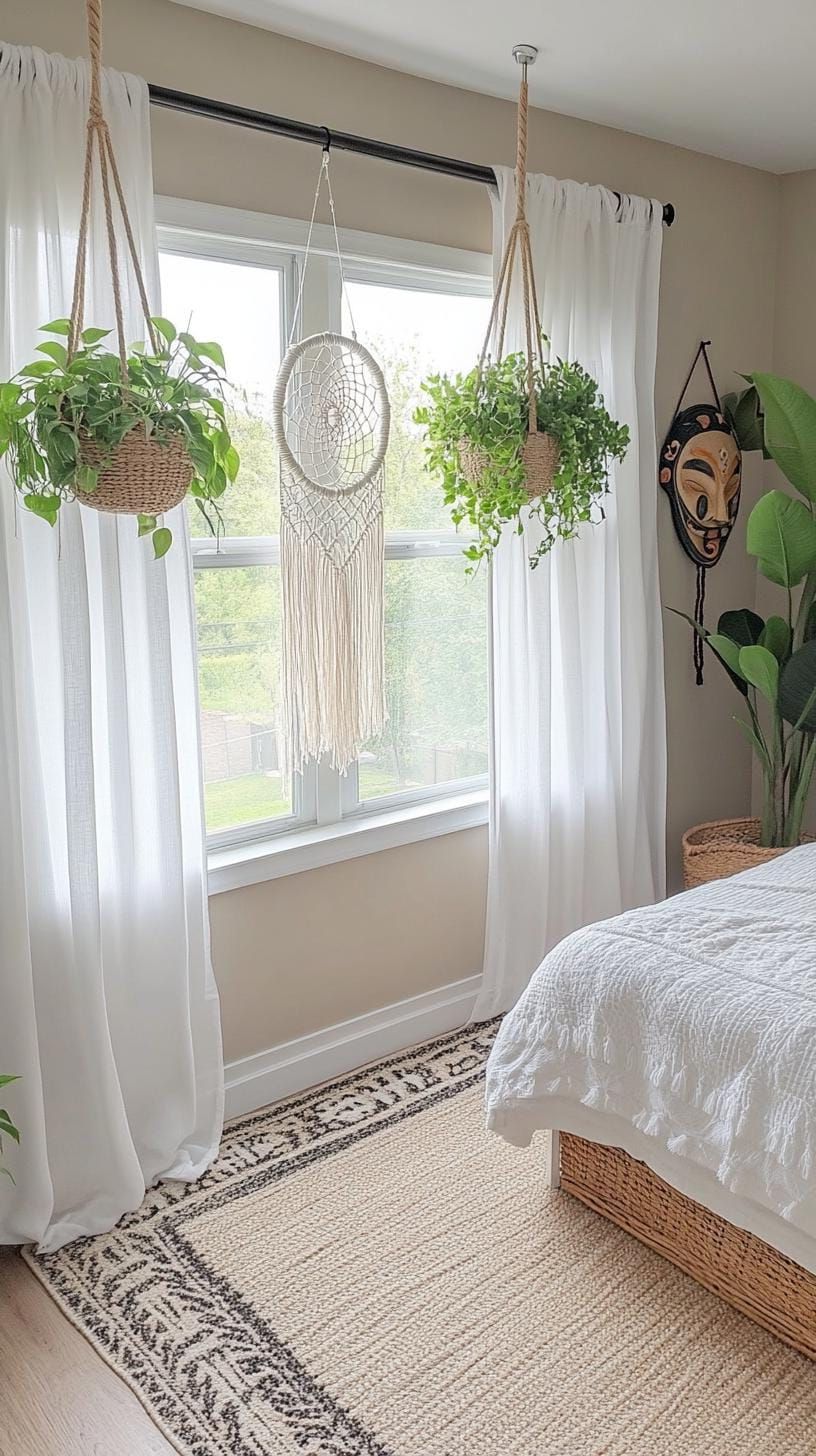 10. Sheer Curtains for Tall Windows - photo 2