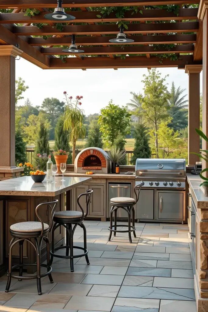 Backyard Outdoor Kitchen And Dining Combos - photo 2