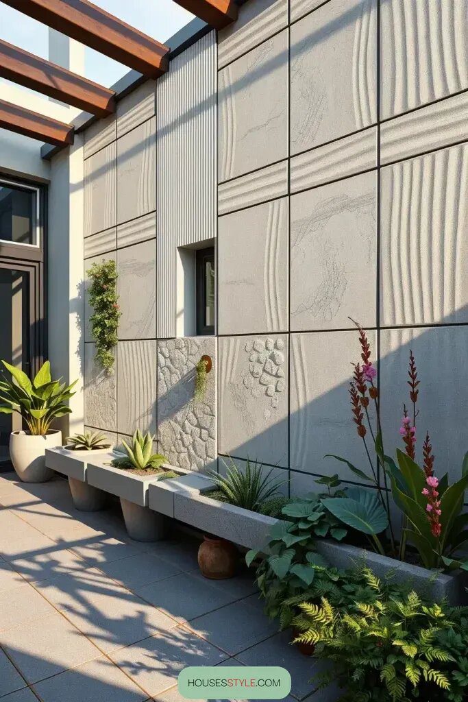Textured Wall Details And 3D Panels - photo 2