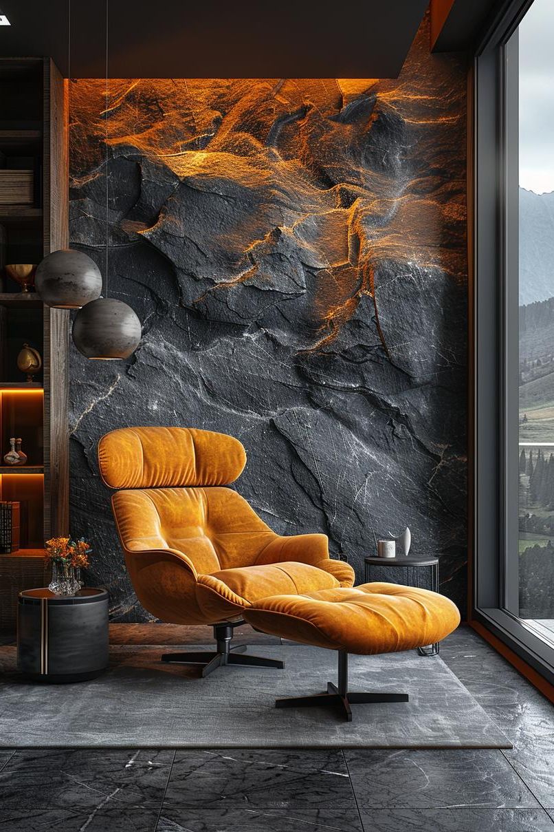 5. Elegant Mid-Century Lounge Chair