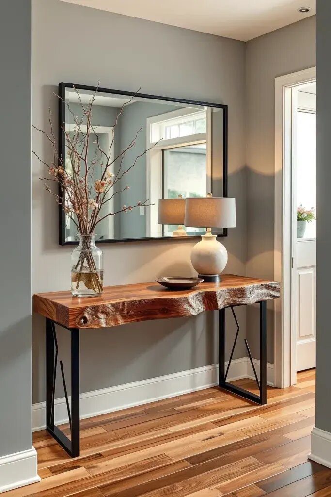 Live Edge Console and Entry Table Ideas