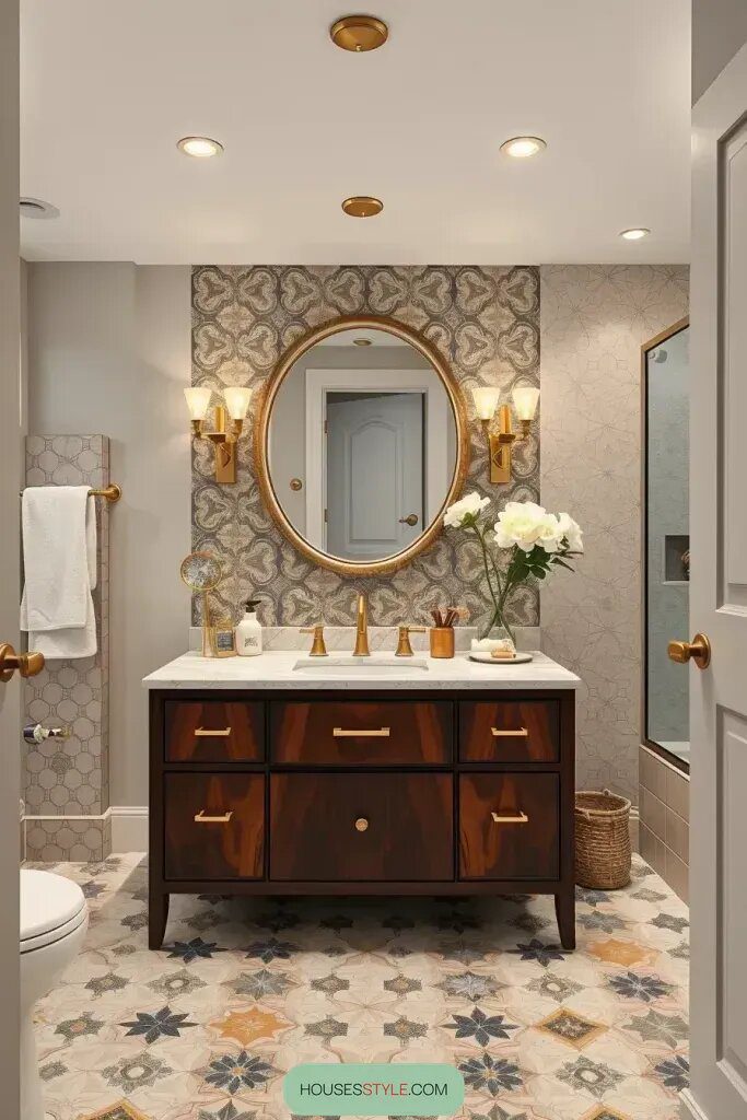 Bold Patterned Tile for a Stylish Accent - photo 2