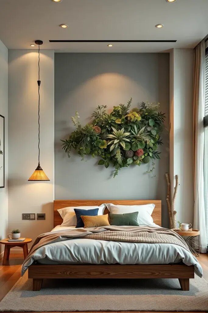 How Green Walls Create a Calming Bedroom - photo 2