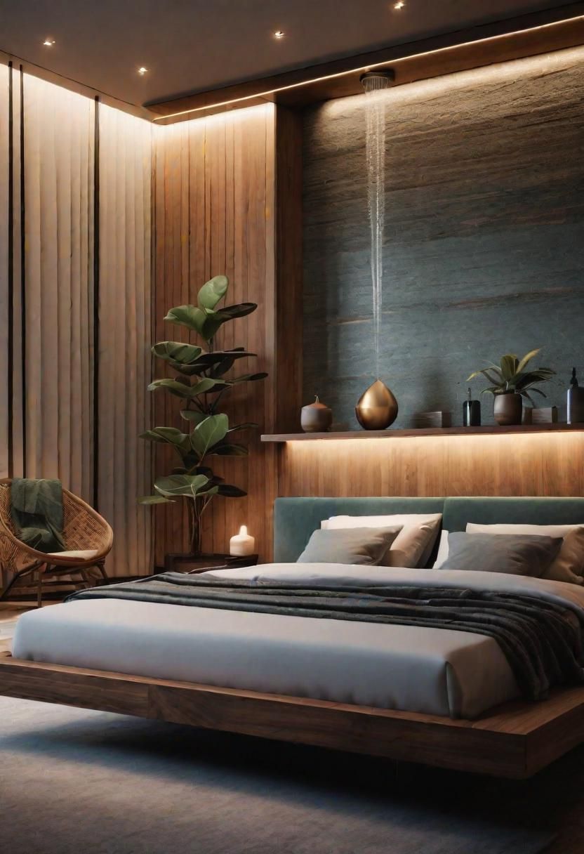 14. Calming Zen-Inspired Bedroom Design