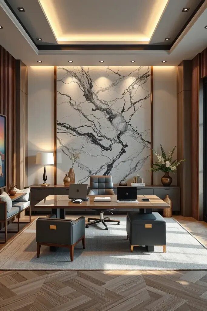 Paneled, Textured, Or Marble Accent Walls - photo 2