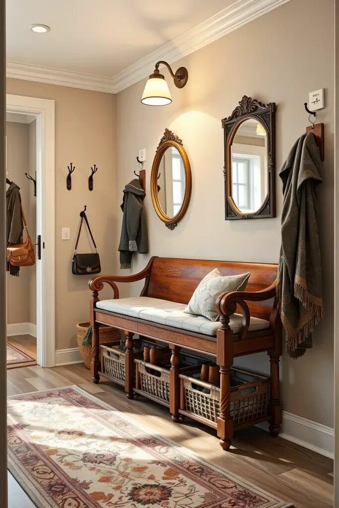 Carved Benches for Hallways and Mudrooms - photo 2