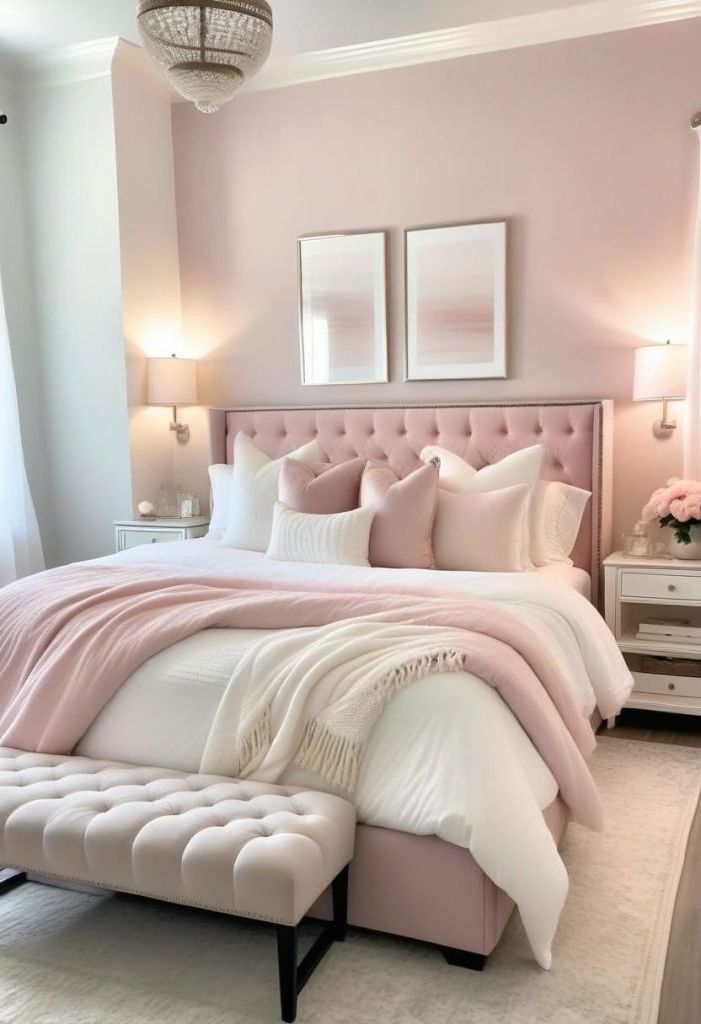 36. Pink Bedroom Theme - photo 2