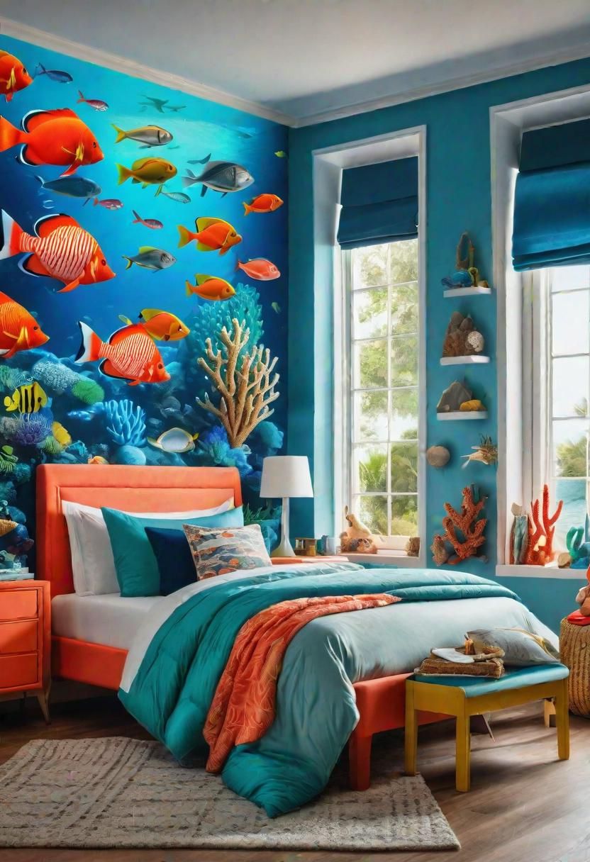 14. Ocean-Themed Ideas for Kids' Rooms