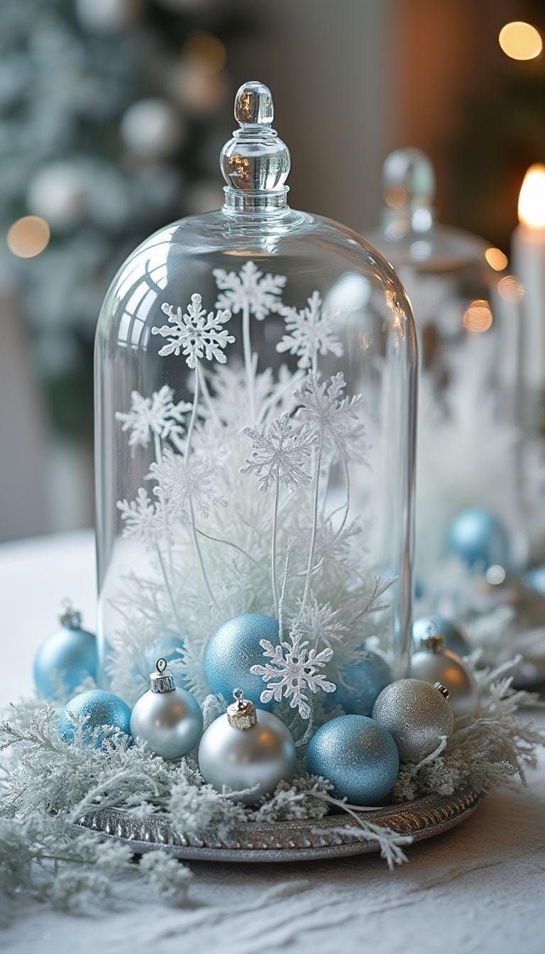2. Snowflake Terrariums