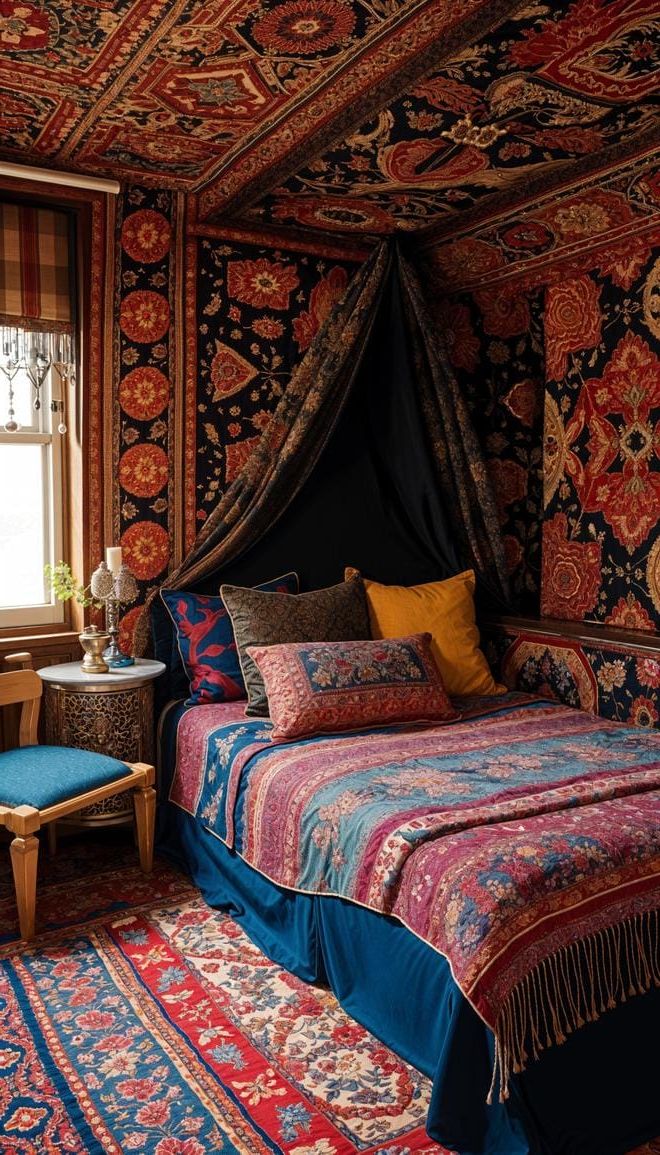 16. Magical Tapestry-Filled Bedroom - photo 3