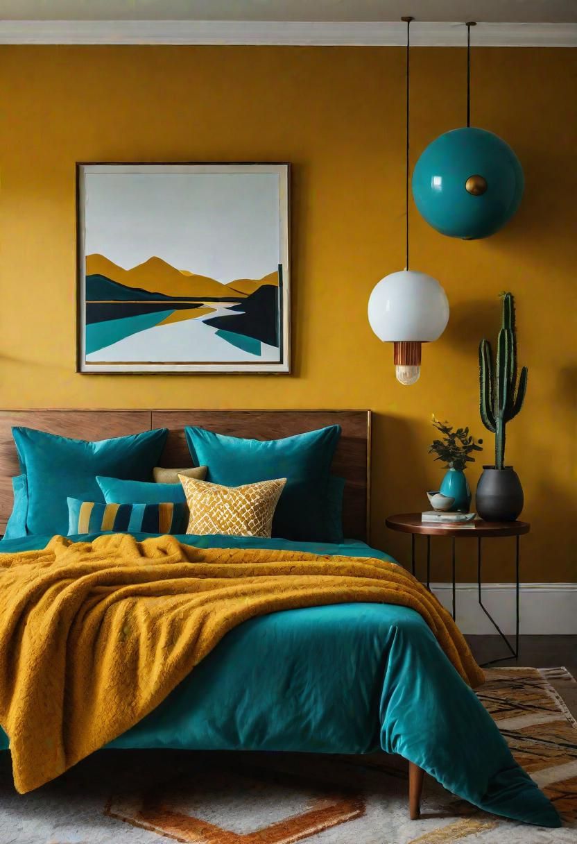 37. Choosing Accent Colors for Mid-Century Bedrooms