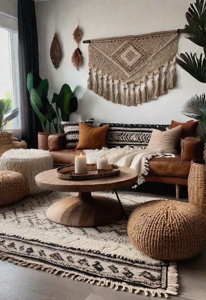 18. Mixing Patterns and Textures in Rugs