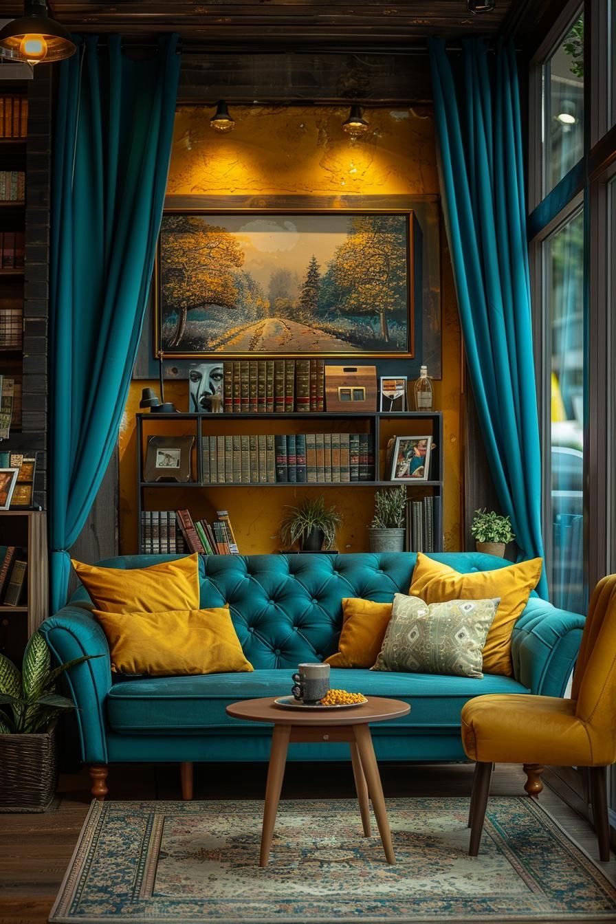 21. Modern Drapery for a Cozy Living Room - photo 3