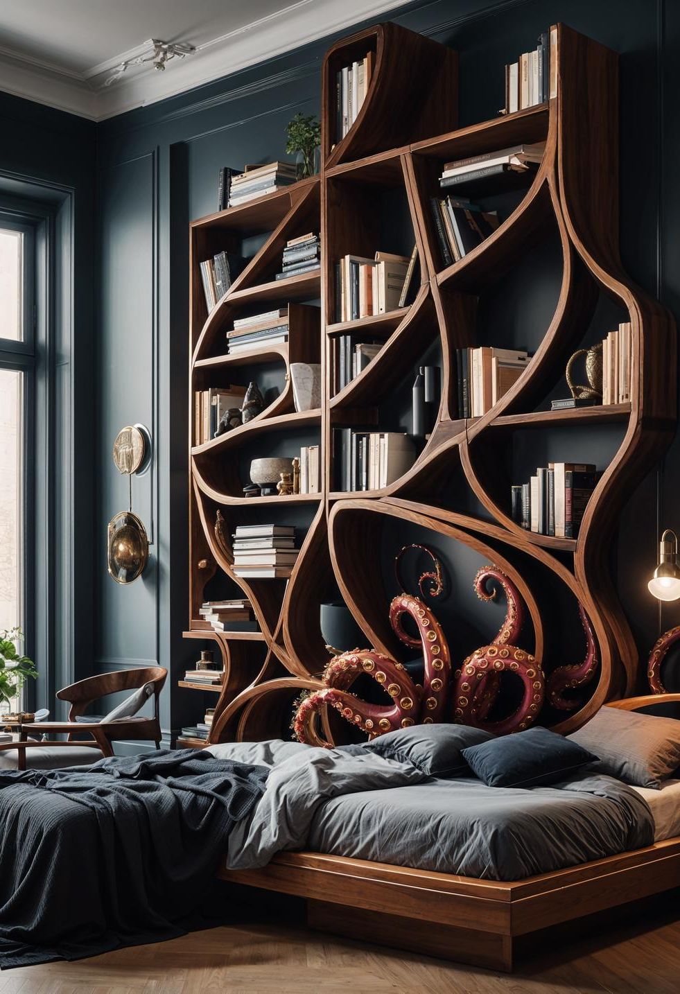 10. Corner Shelf Storage Inspired by Octopuses - photo 2