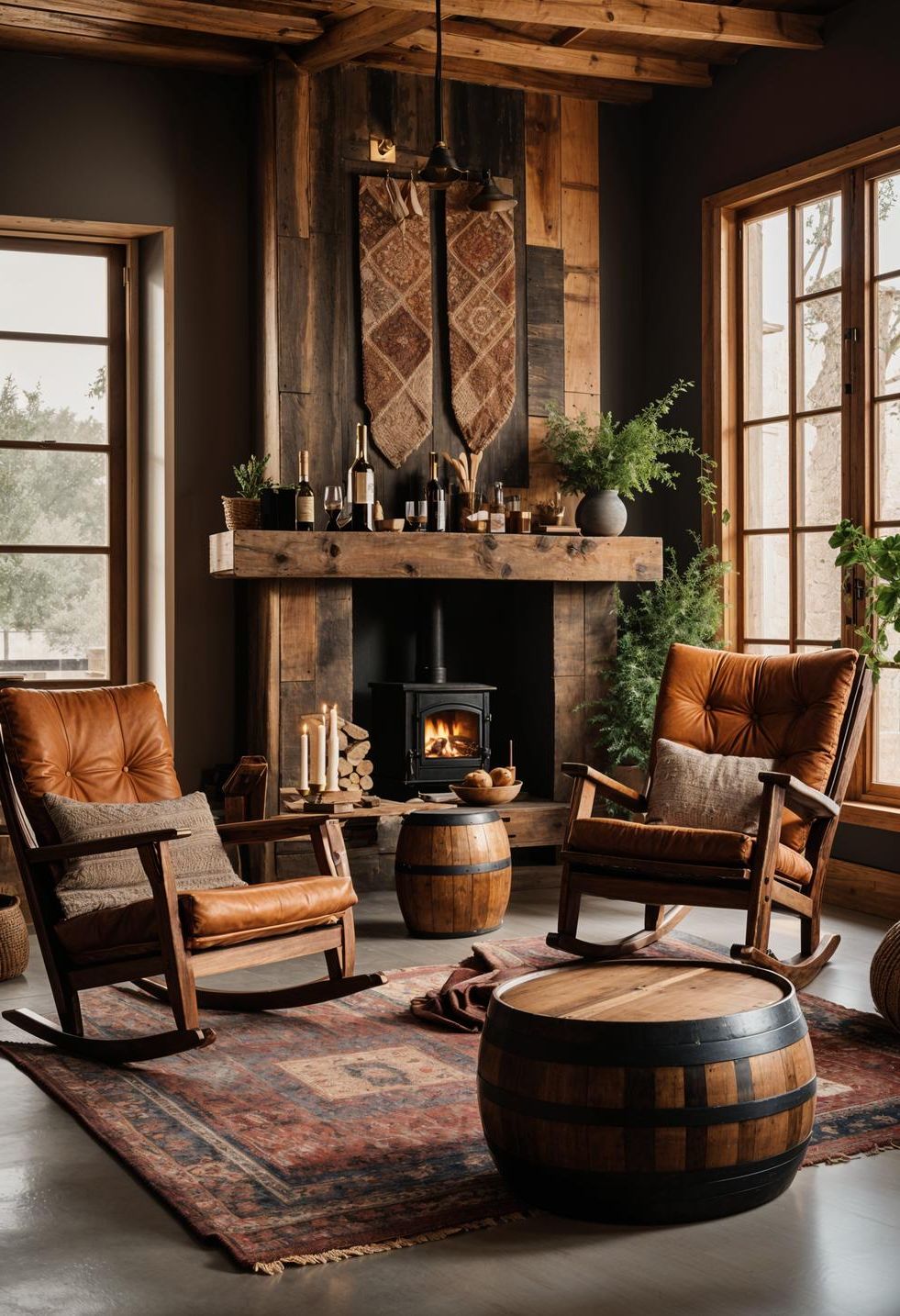 19. Rocking Chairs Made from Wine Barrels - photo 2