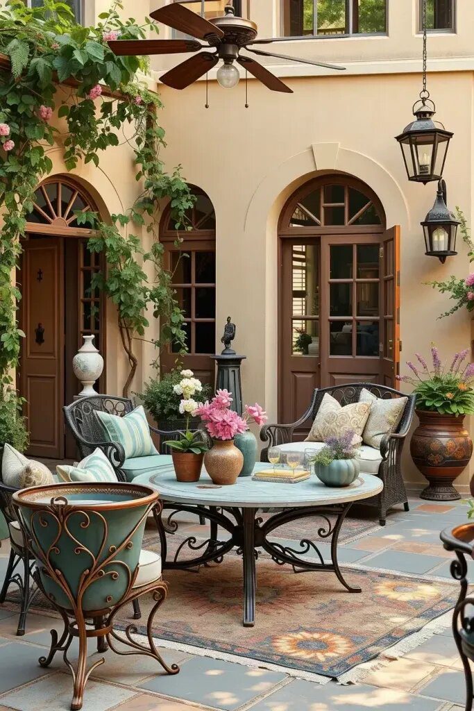 Weathered Metals and Patina Finishes Outdoors