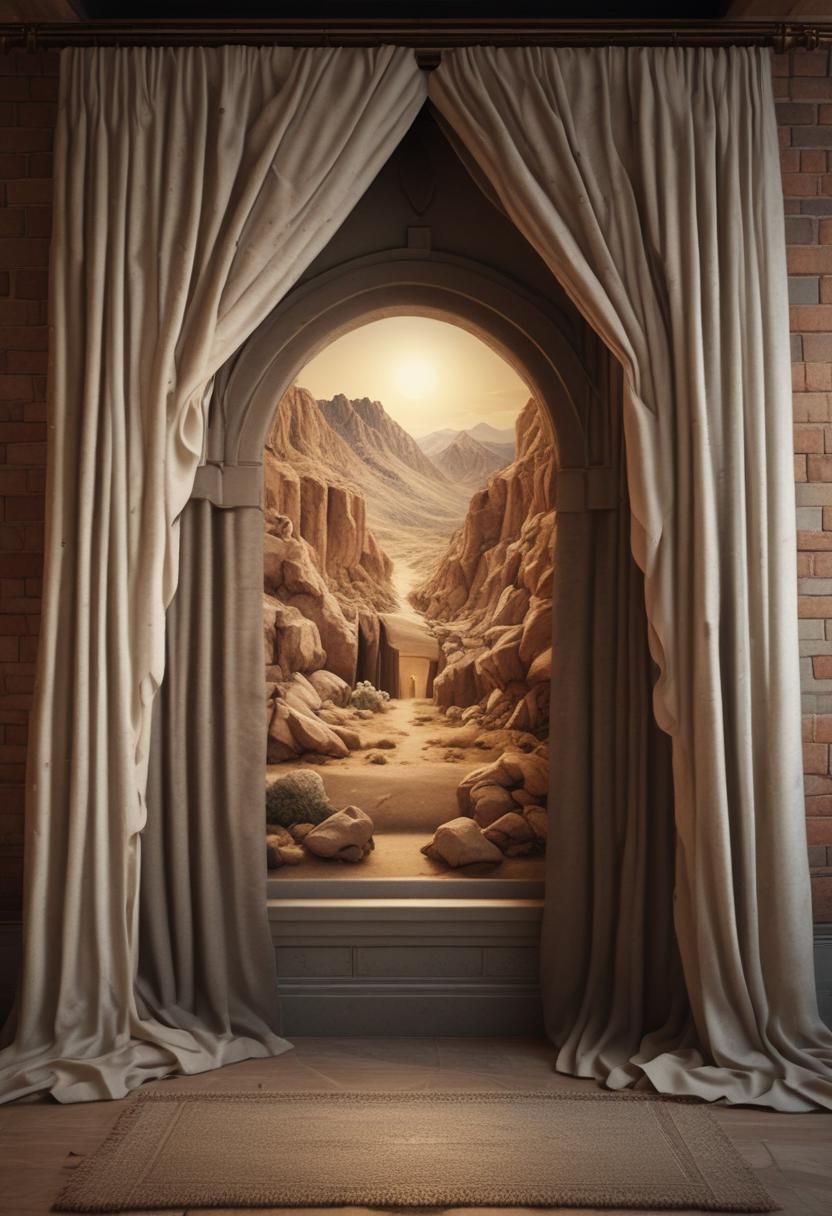 10. Crafting a Tomb Fabric Curtain