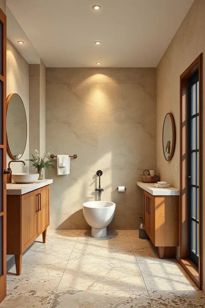 Adding Depth With Textured Bathroom Walls - photo 2