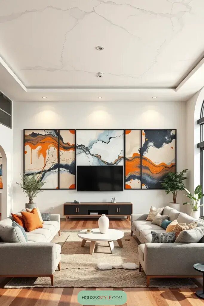 Selecting Contemporary Art to Decorate Your Vertical Walls