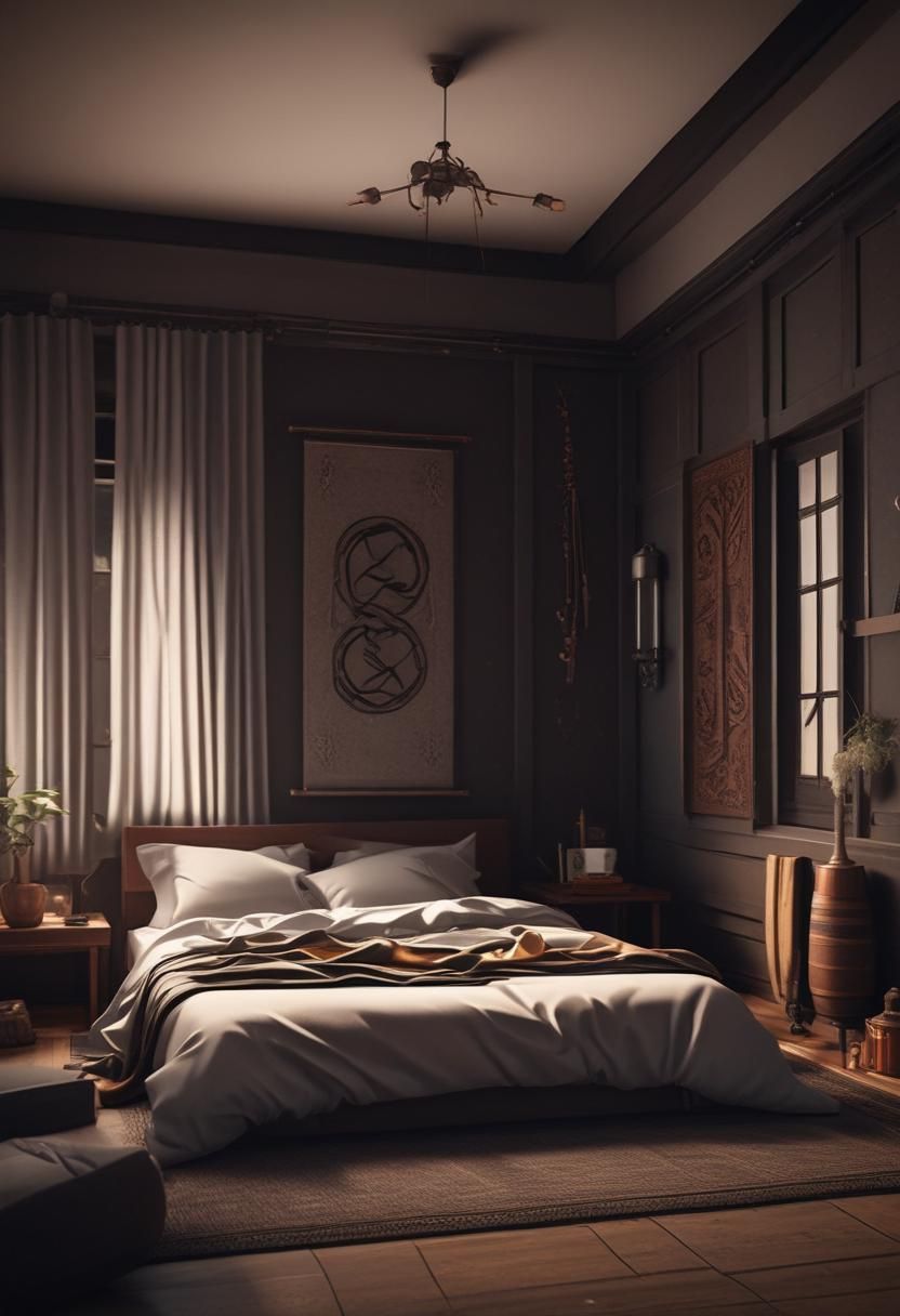16. Ninja-Themed Teen Boy Bedroom