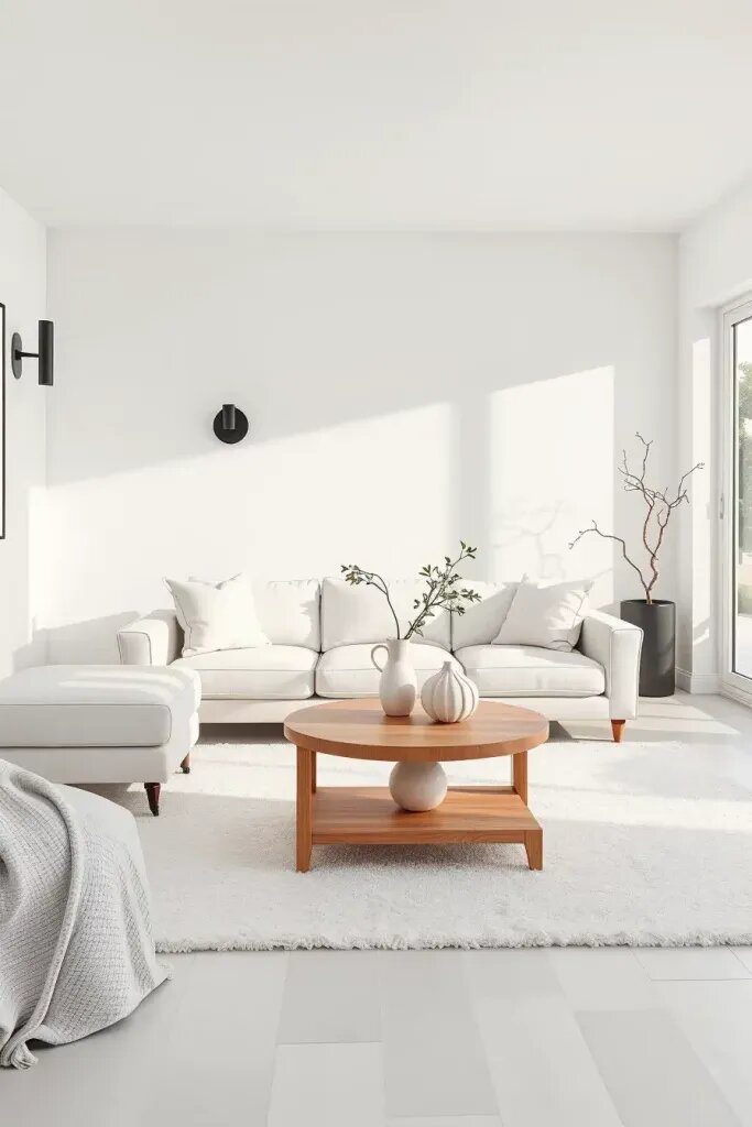 1. Elegant Living Spaces with Soft Touches on a White Palette - photo 2