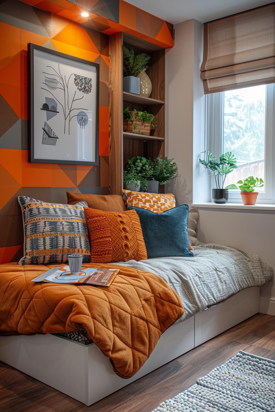 19. Tape Art Wall Decor Ideas