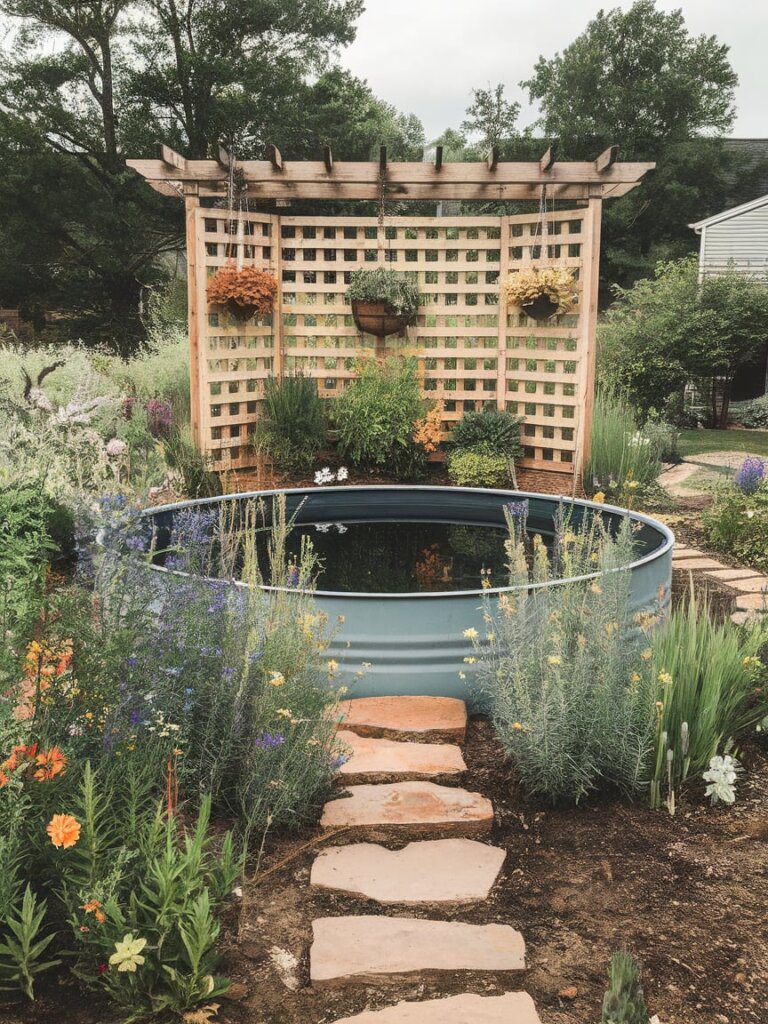 4. Modern Minimalist Stock Tank Pool