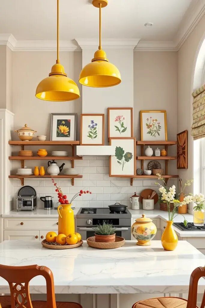 Finishing Touches: Yellow Accents In Art And Decor - photo 2