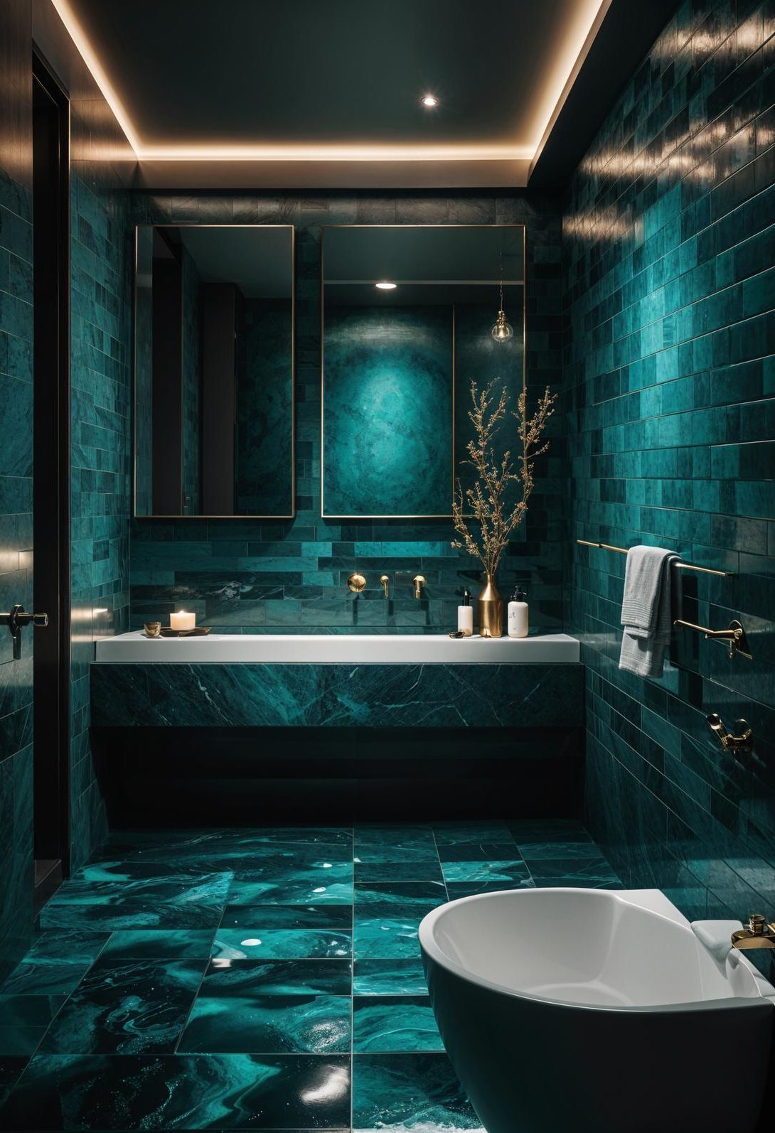 5. Underwater-Inspired Bathroom Decor - photo 2