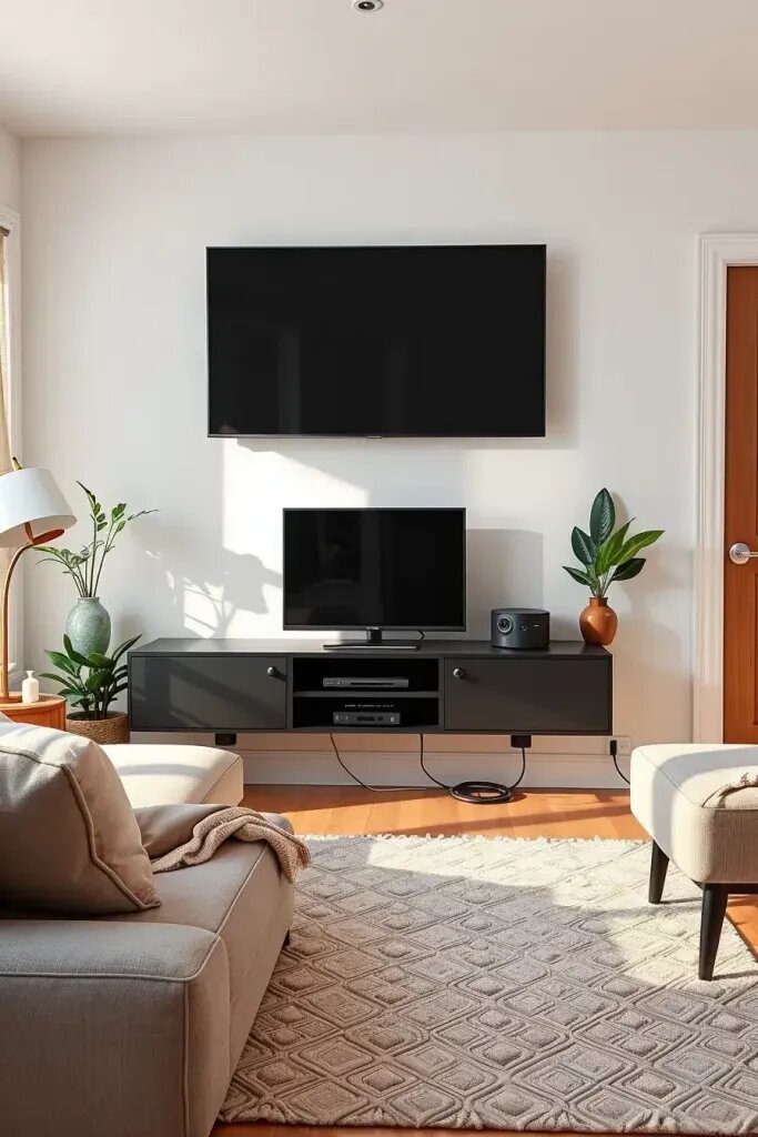 Floating Media Units for a Lighter Look - photo 2