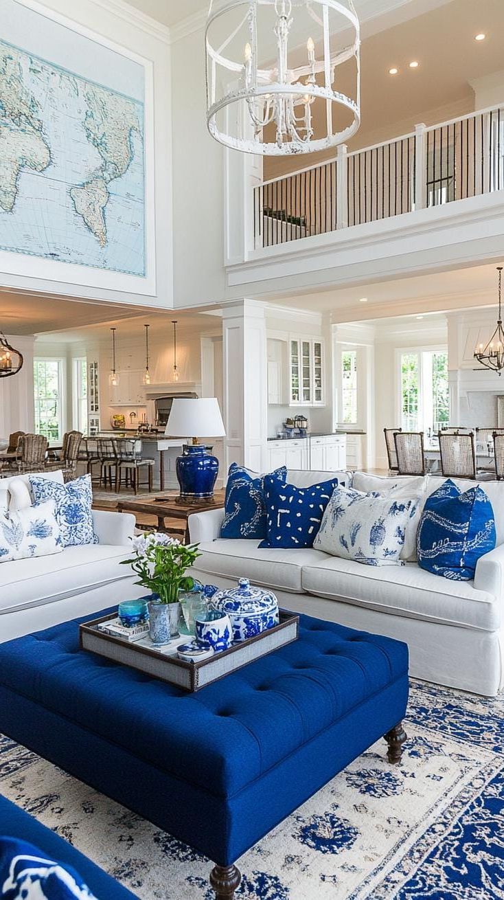 20. Nautical Map as a Feature Wall