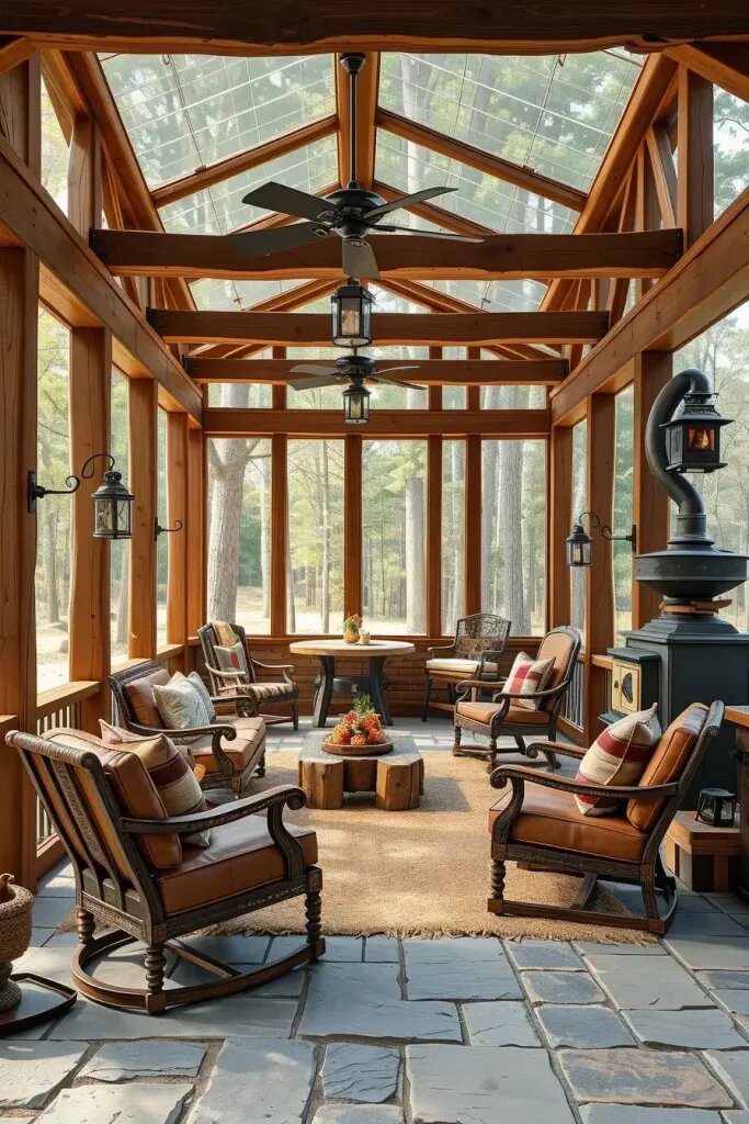 Rustic Porch Designs With Cabin Charm - photo 2