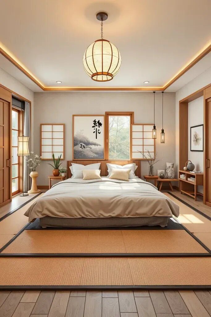 4 Cozy Bedrooms with Japanese Influence