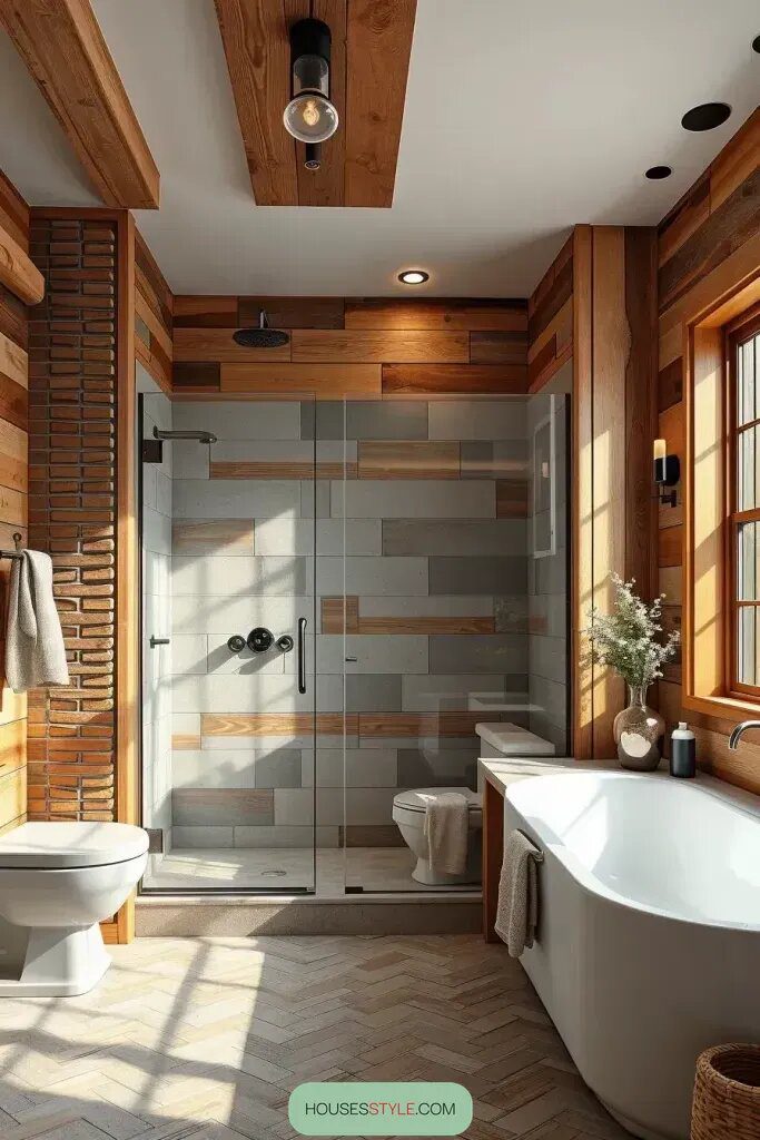 Blending Modern Elegance With Rustic Warmth