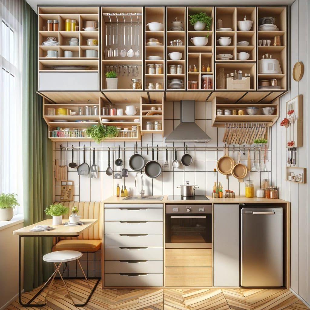 20. Small Kitchen Layouts That Save Space