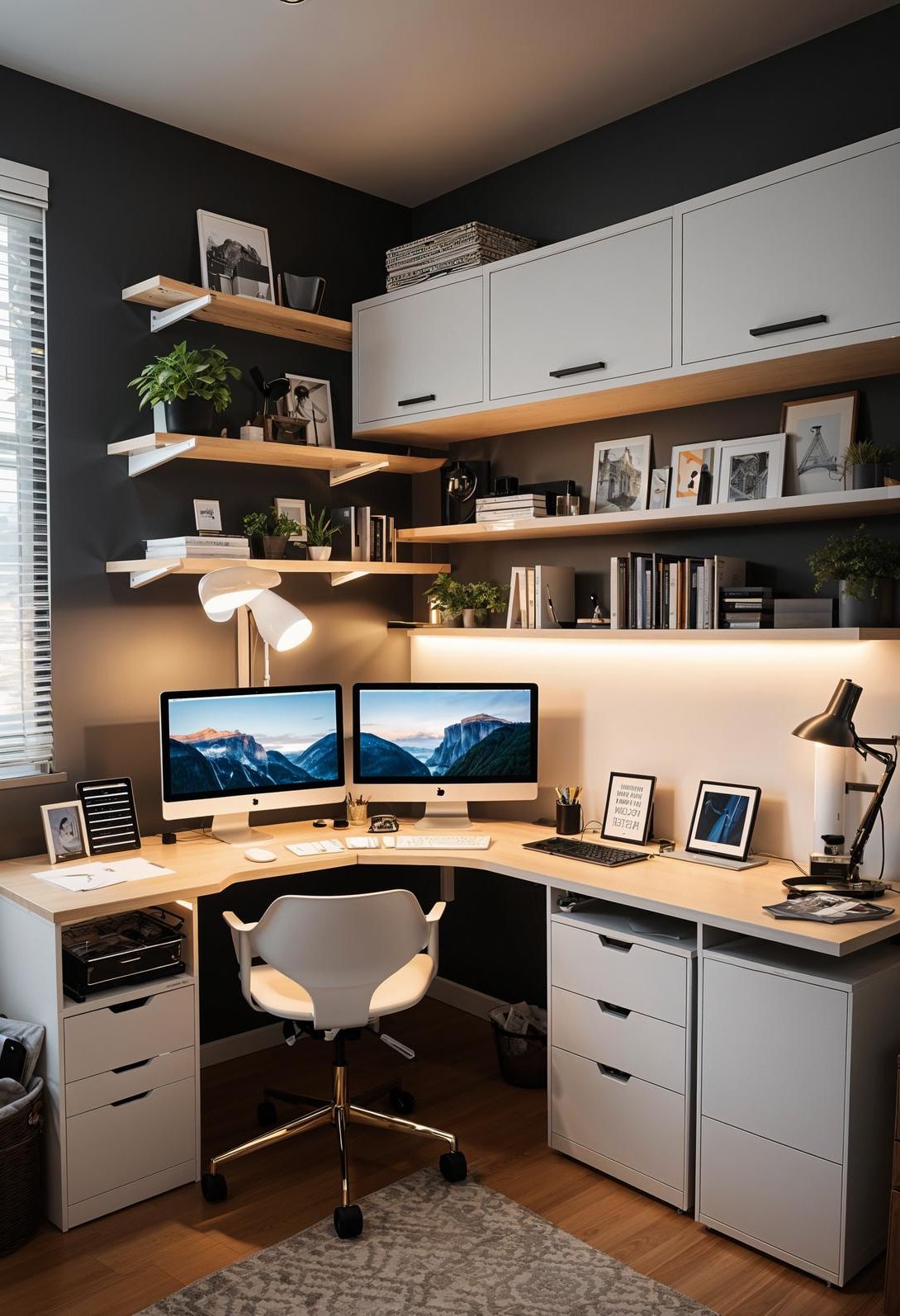 15. Ergonomic Study Setup for Guys