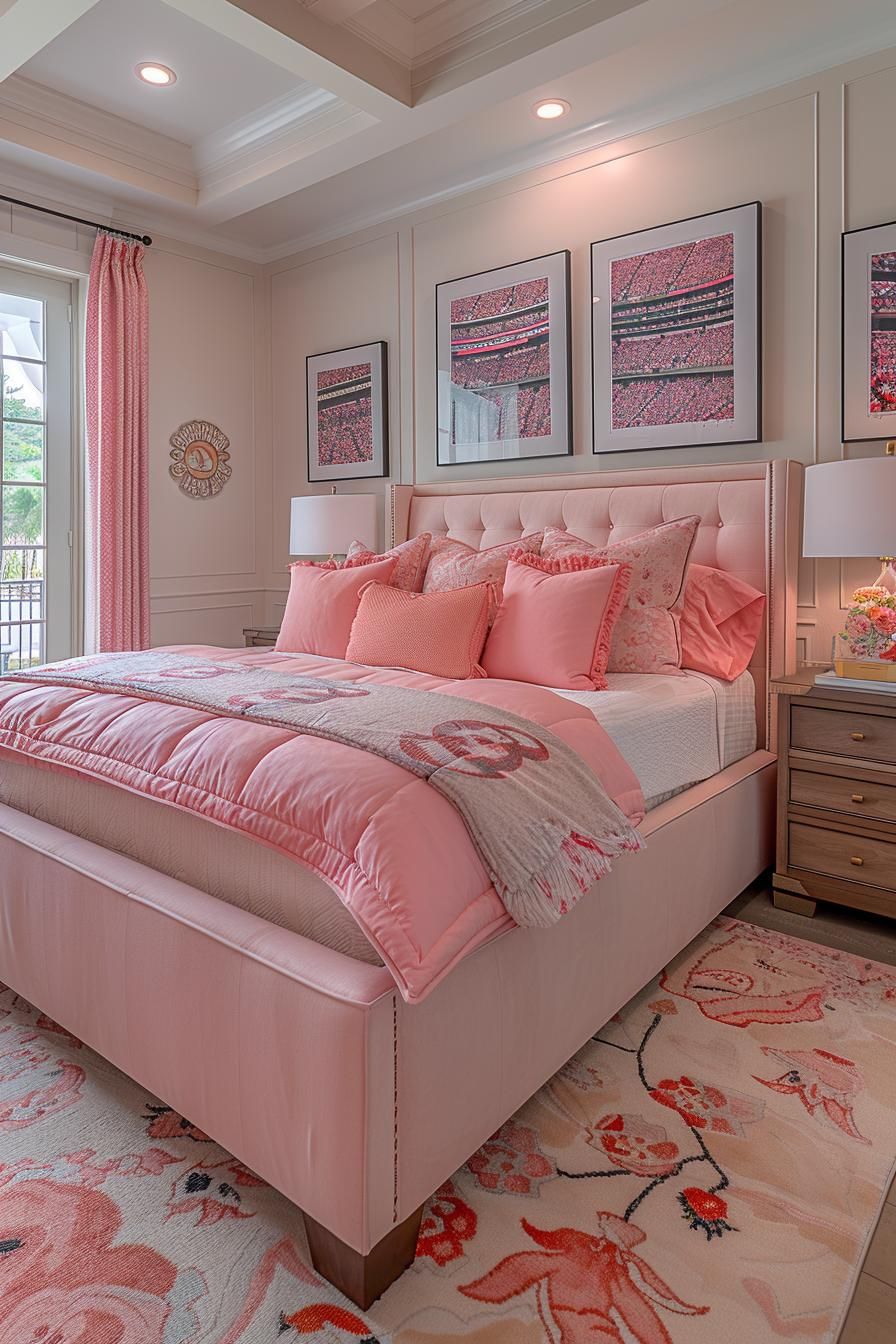 18. Sporty Bedroom Retreat for Teen Girls - photo 3