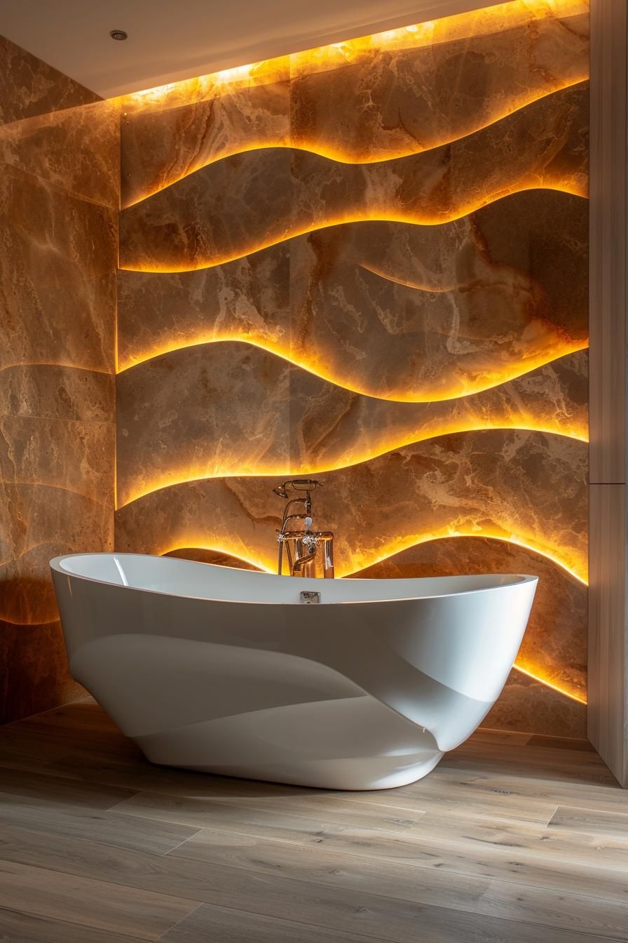 20. Glowing Light Wall Features - photo 2