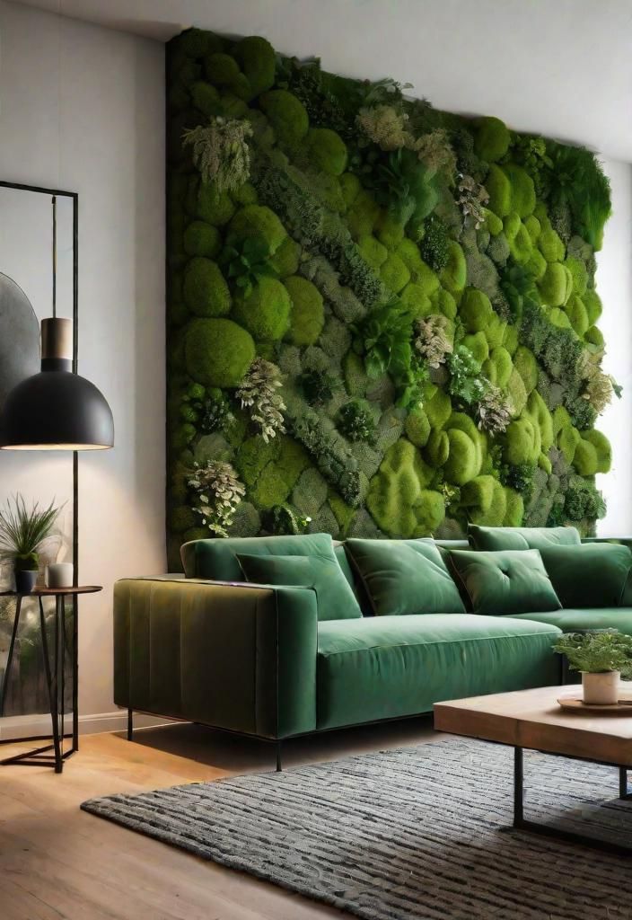 17. Sustainable Moss Wall Ideas